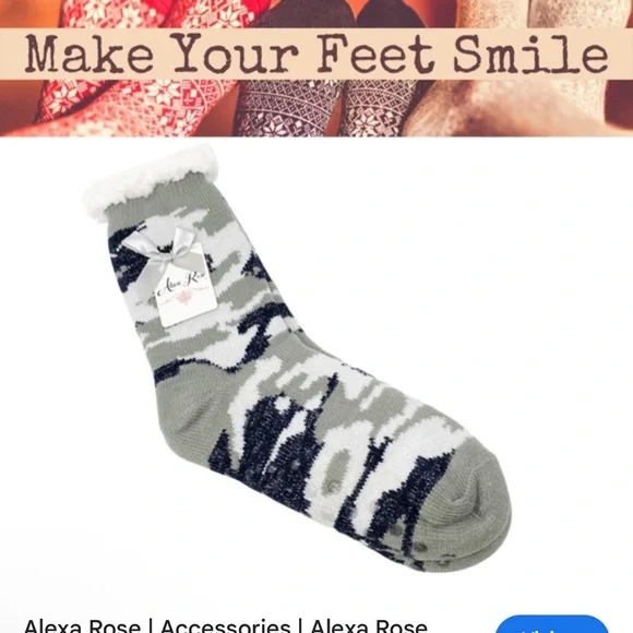 Sherpa Sock Booties - Picture 2 of 4